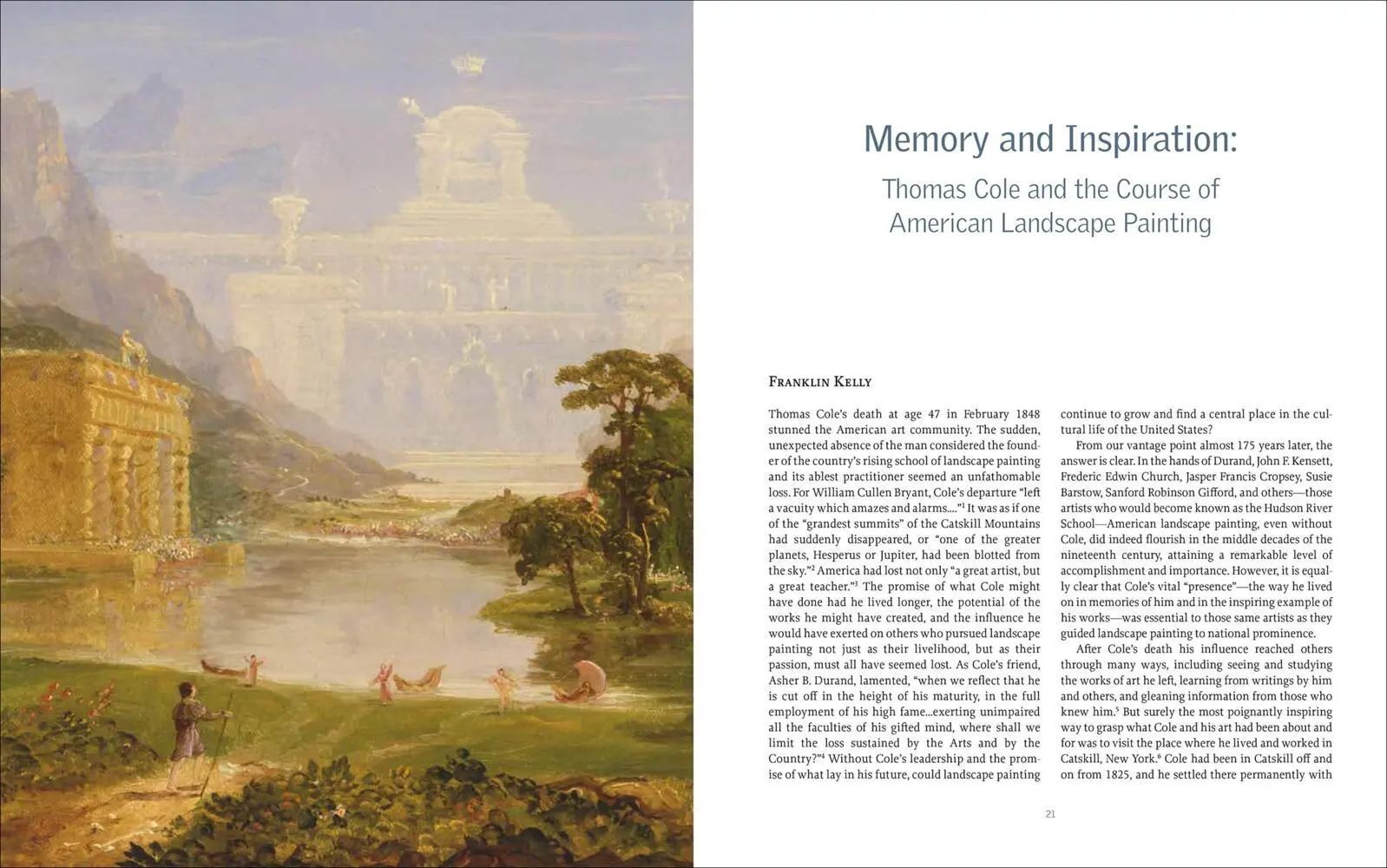 Bild: 9783777436364 | Thomas Cole's Studio | Memory and Inspiration | Franklin Kelly | Buch