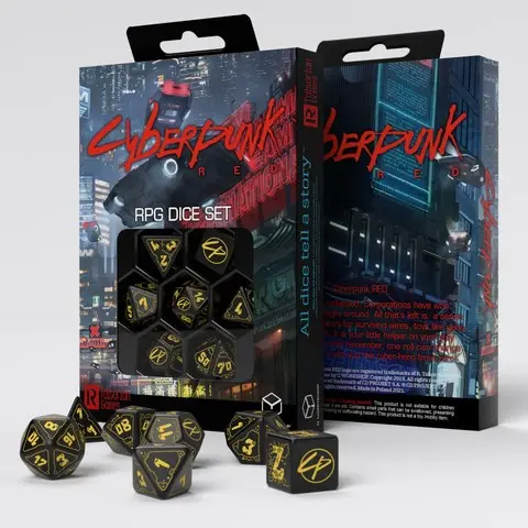 Cover: 5907699496464 | Cyberpunk Red Dice Set: Wet Work | Q-Workshop | EAN 5907699496464