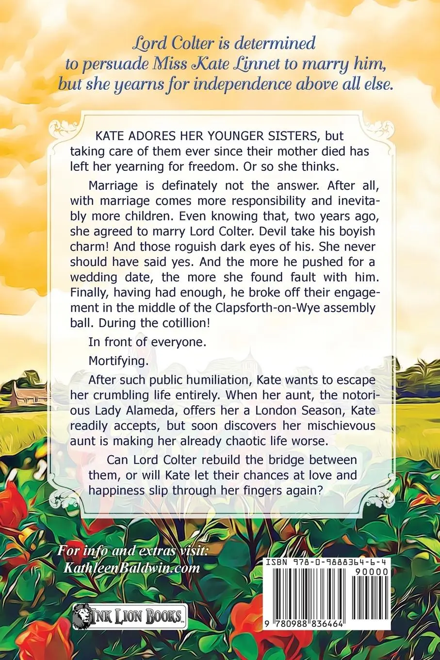 Rückseite: 9780988836464 | The Persuasion of Miss Kate | A Humorous Traditional Regency Romance