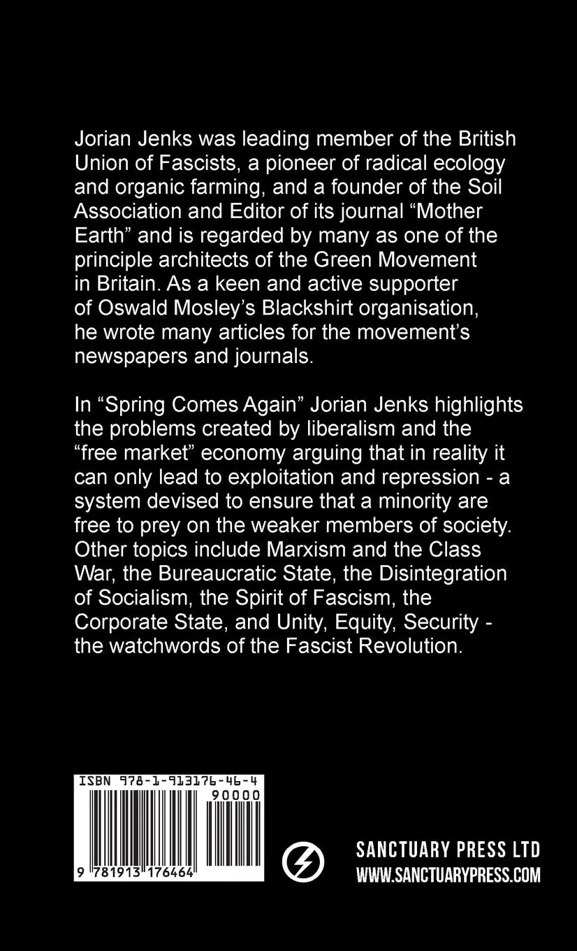 Rückseite: 9781913176464 | Spring Comes Again | Jorian Jenks | Buch | Englisch | 2019