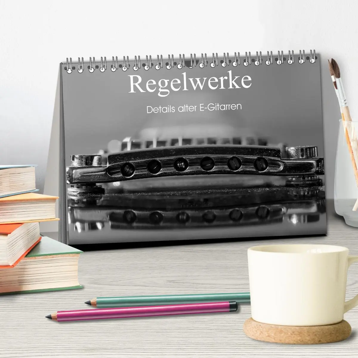 Bild: 9783457896464 | Regelwerke - Details alter E-Gitarren (Tischkalender 2026 DIN A5...