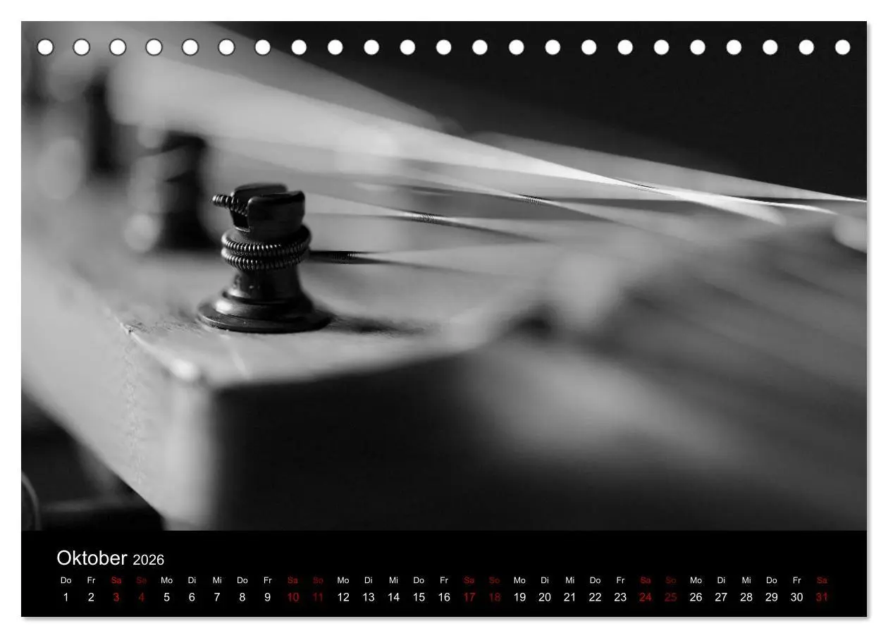 Bild: 9783457896464 | Regelwerke - Details alter E-Gitarren (Tischkalender 2026 DIN A5...