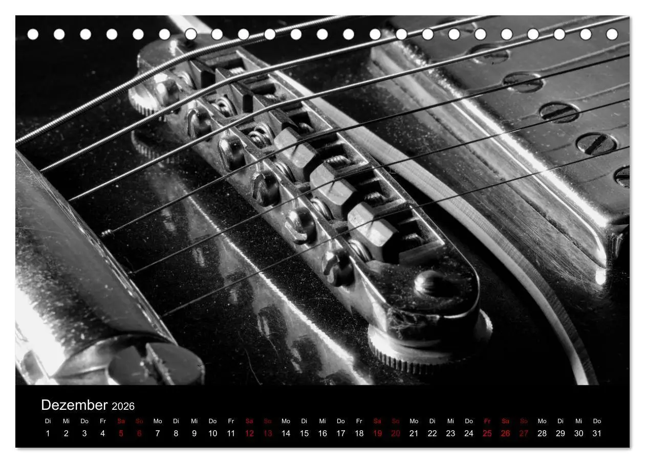 Bild: 9783457896464 | Regelwerke - Details alter E-Gitarren (Tischkalender 2026 DIN A5...