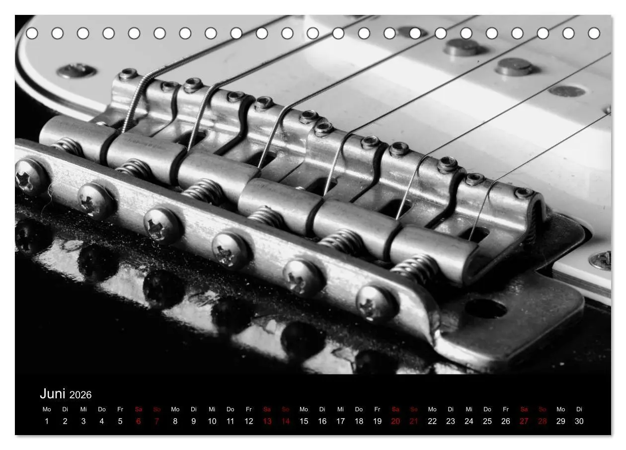 Bild: 9783457896464 | Regelwerke - Details alter E-Gitarren (Tischkalender 2026 DIN A5...