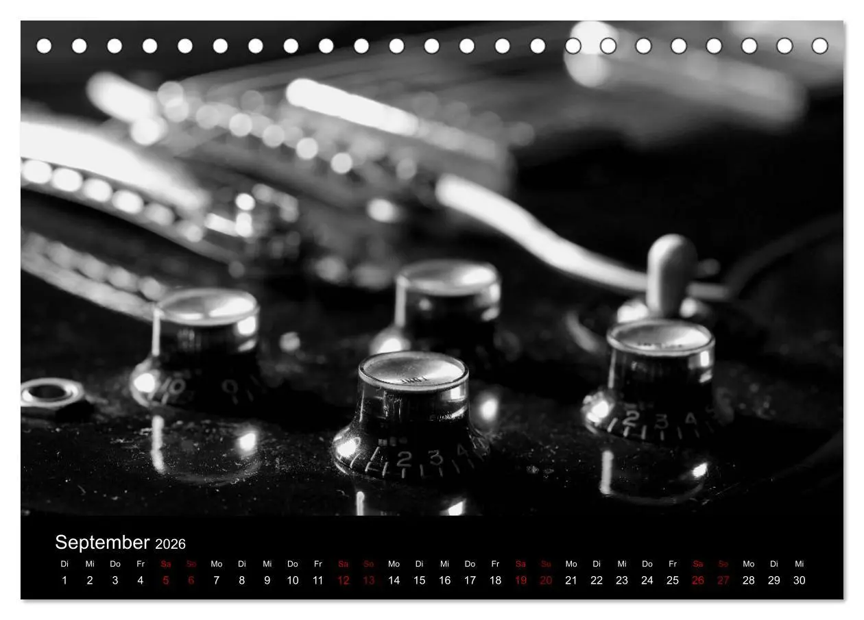 Bild: 9783457896464 | Regelwerke - Details alter E-Gitarren (Tischkalender 2026 DIN A5...