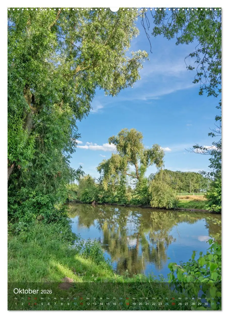 Bild: 9783516296464 | Die Rur im Kreis Heinsberg (Wandkalender 2026 DIN A2 hoch),...
