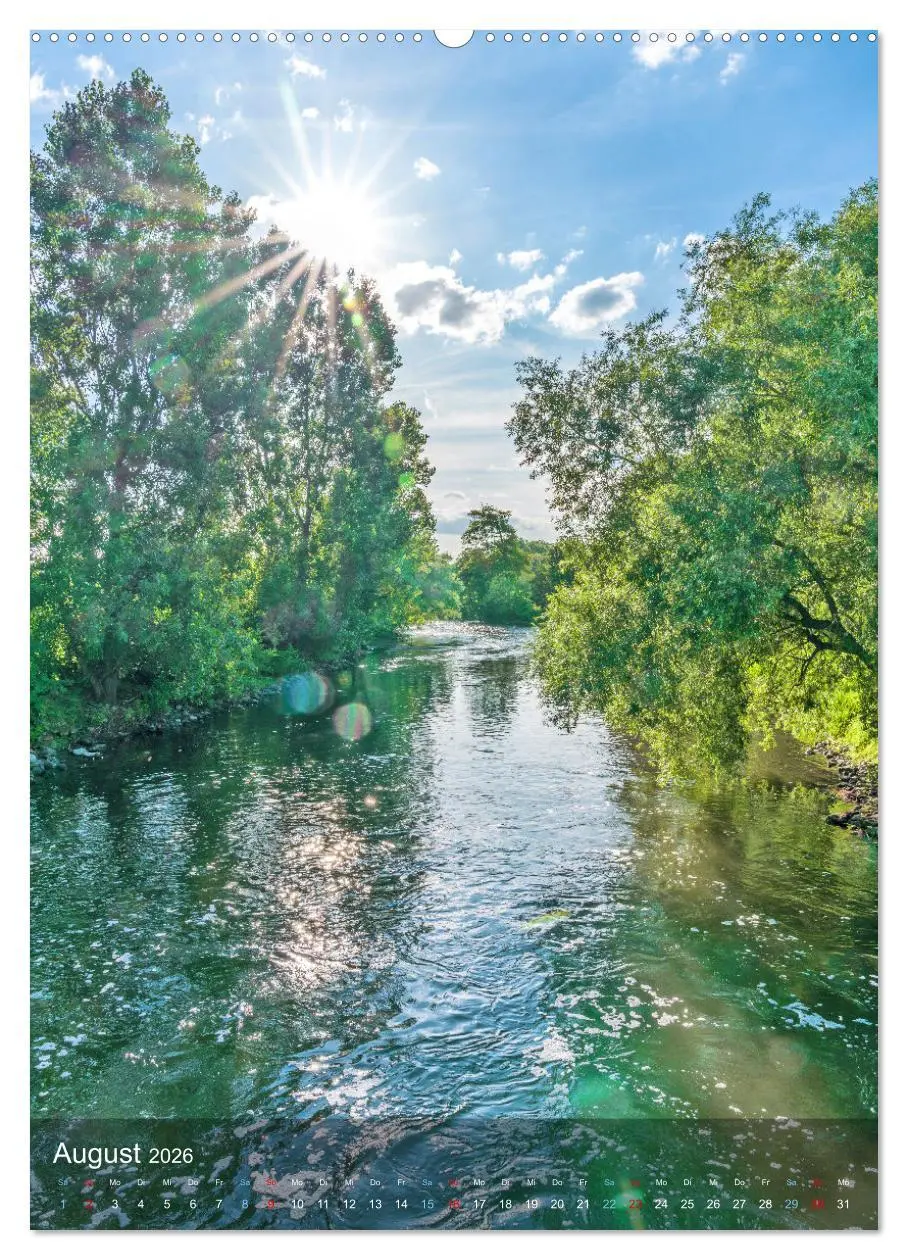 Bild: 9783516296464 | Die Rur im Kreis Heinsberg (Wandkalender 2026 DIN A2 hoch),...