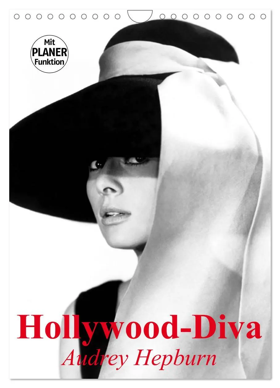 Cover: 9783516436464 | Hollywood-Diva. Audrey Hepburn (Wandkalender 2026 DIN A4 hoch),...