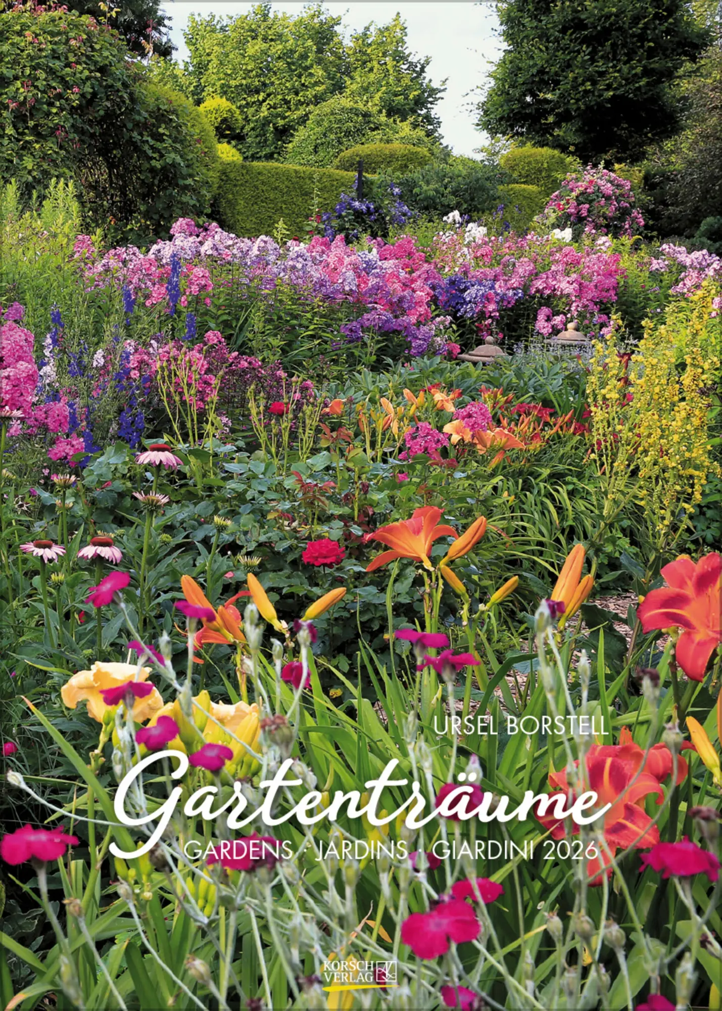 Cover: 9783731886464 | Gartenträume 2026 | Verlag Korsch | Kalender | Spiralbindung | 13 S.