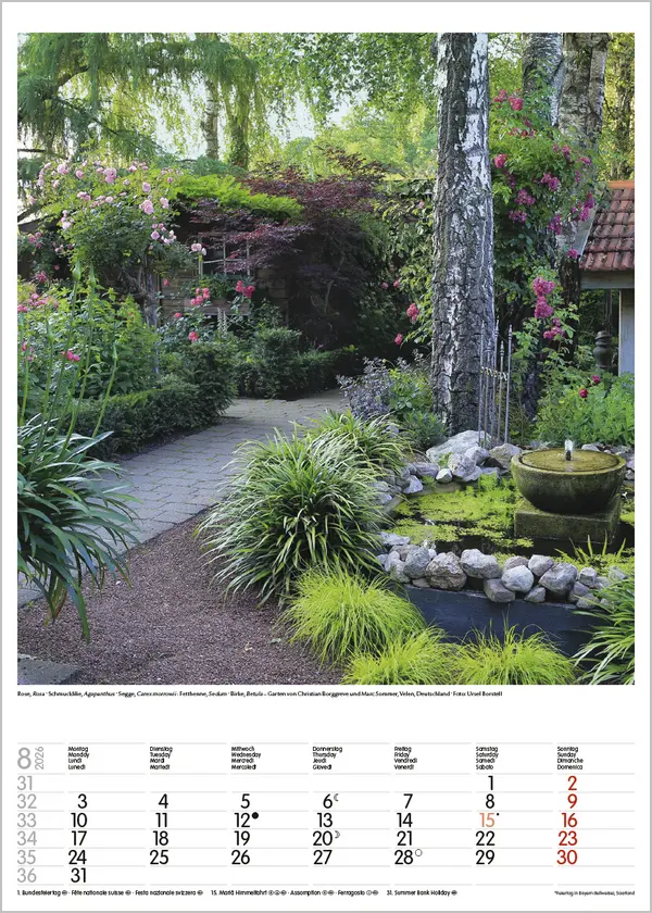 Bild: 9783731886464 | Gartenträume 2026 | Verlag Korsch | Kalender | Spiralbindung | 13 S.