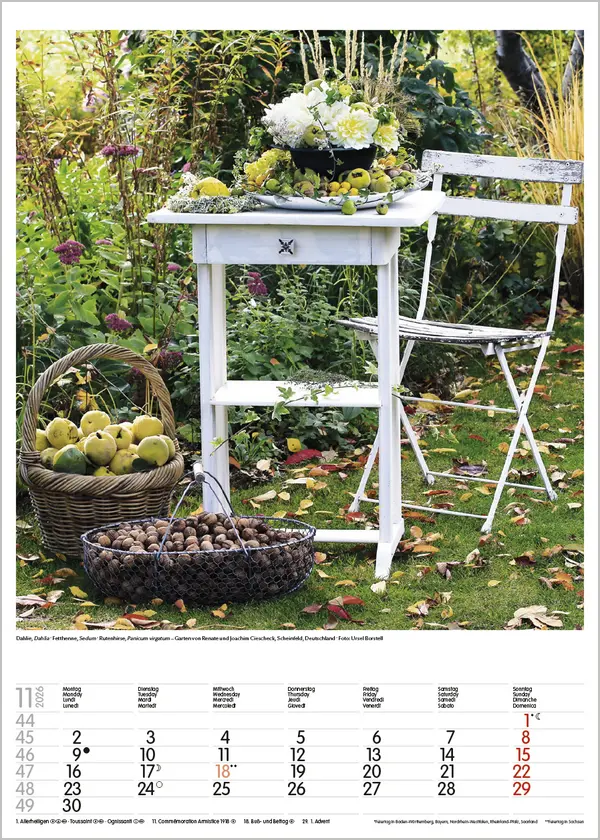 Bild: 9783731886464 | Gartenträume 2026 | Verlag Korsch | Kalender | Spiralbindung | 13 S.