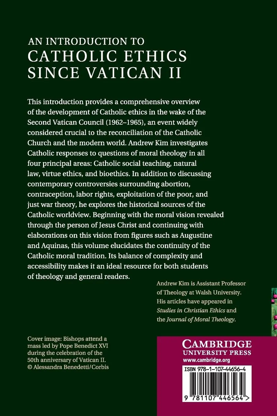 Rückseite: 9781107446564 | An Introduction to Catholic Ethics since Vatican II | Andrew Kim