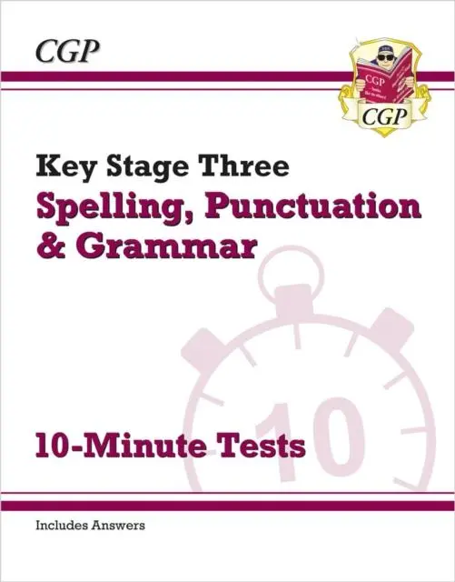 Cover: 9781782946564 | KS3 Spelling, Punctuation and Grammar 10-Minute Tests (includes...