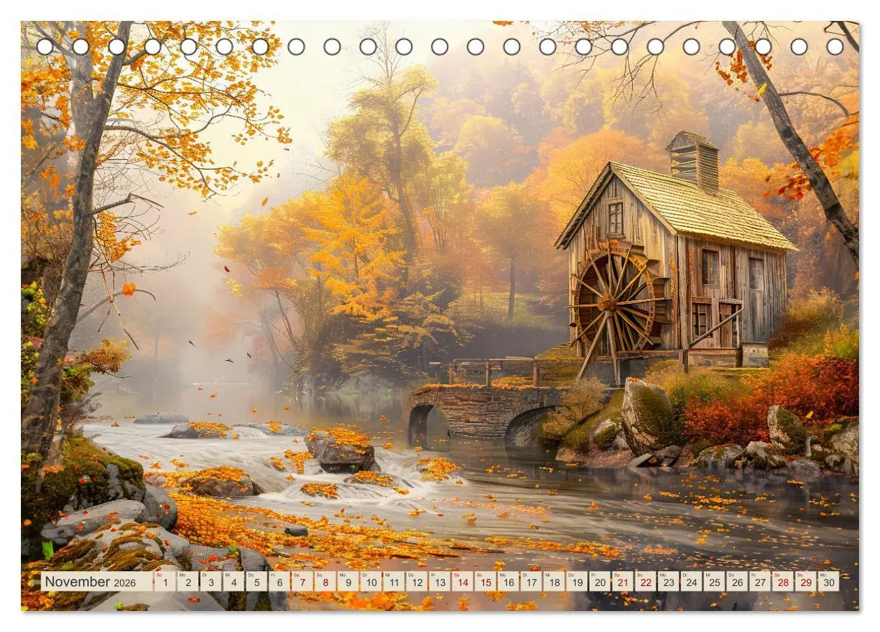 Bild: 9783457406564 | Kleine Cottages - Romantische Fantasiehäuschen (Tischkalender 2026...