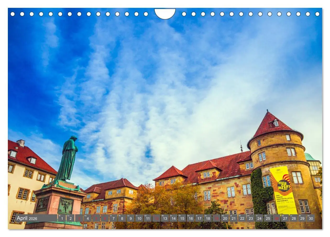 Bild: 9783457716564 | Historisches Stuttgart 2026 (Wandkalender 2026 DIN A4 quer),...