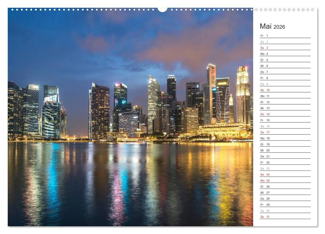 Bild: 9783457956564 | Skylines weltweit (hochwertiger Premium Wandkalender 2026 DIN A2...