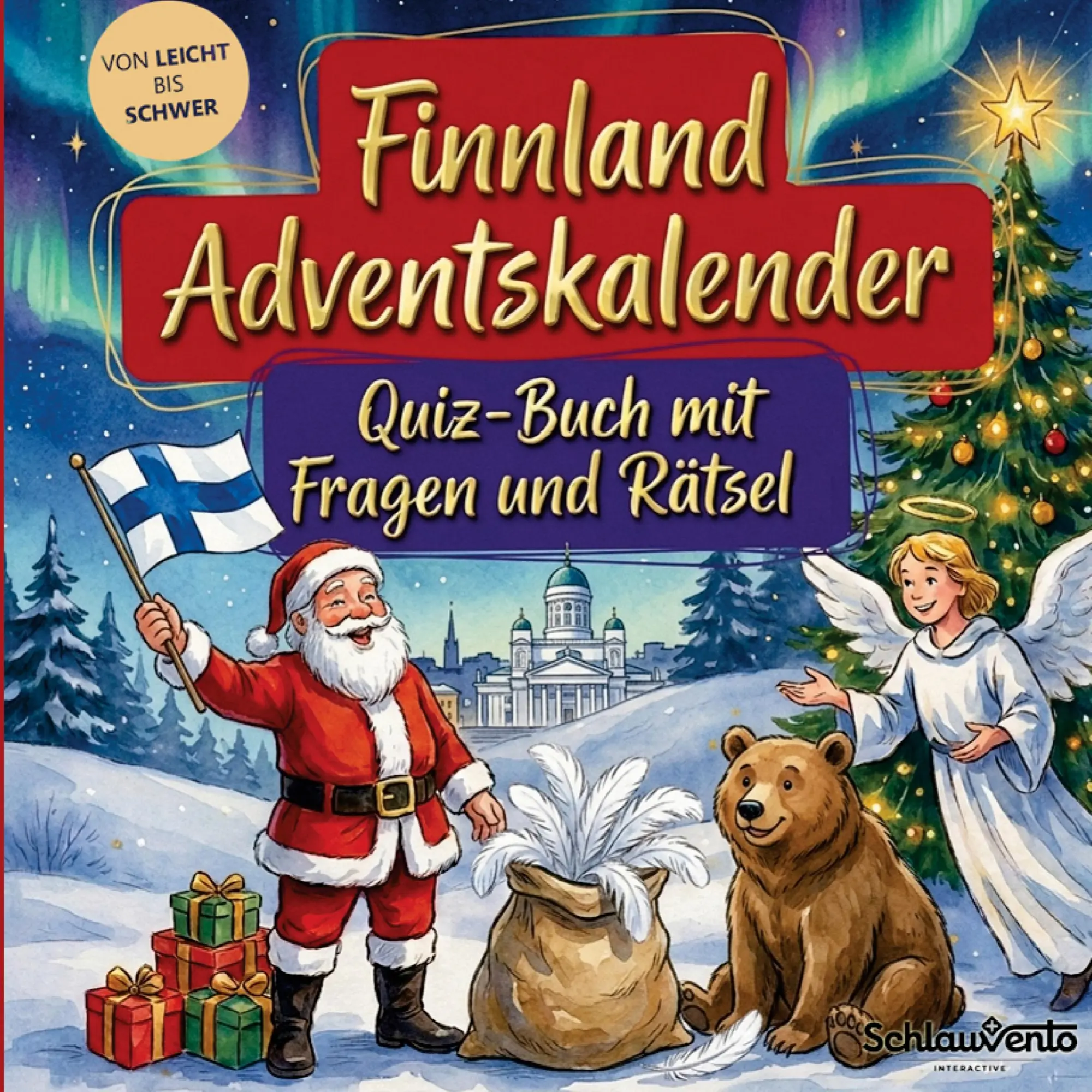 Cover: 9783693196564 | Finnland-Adventskalender: Quiz-Buch mit Fragen und Rätsel | Buch