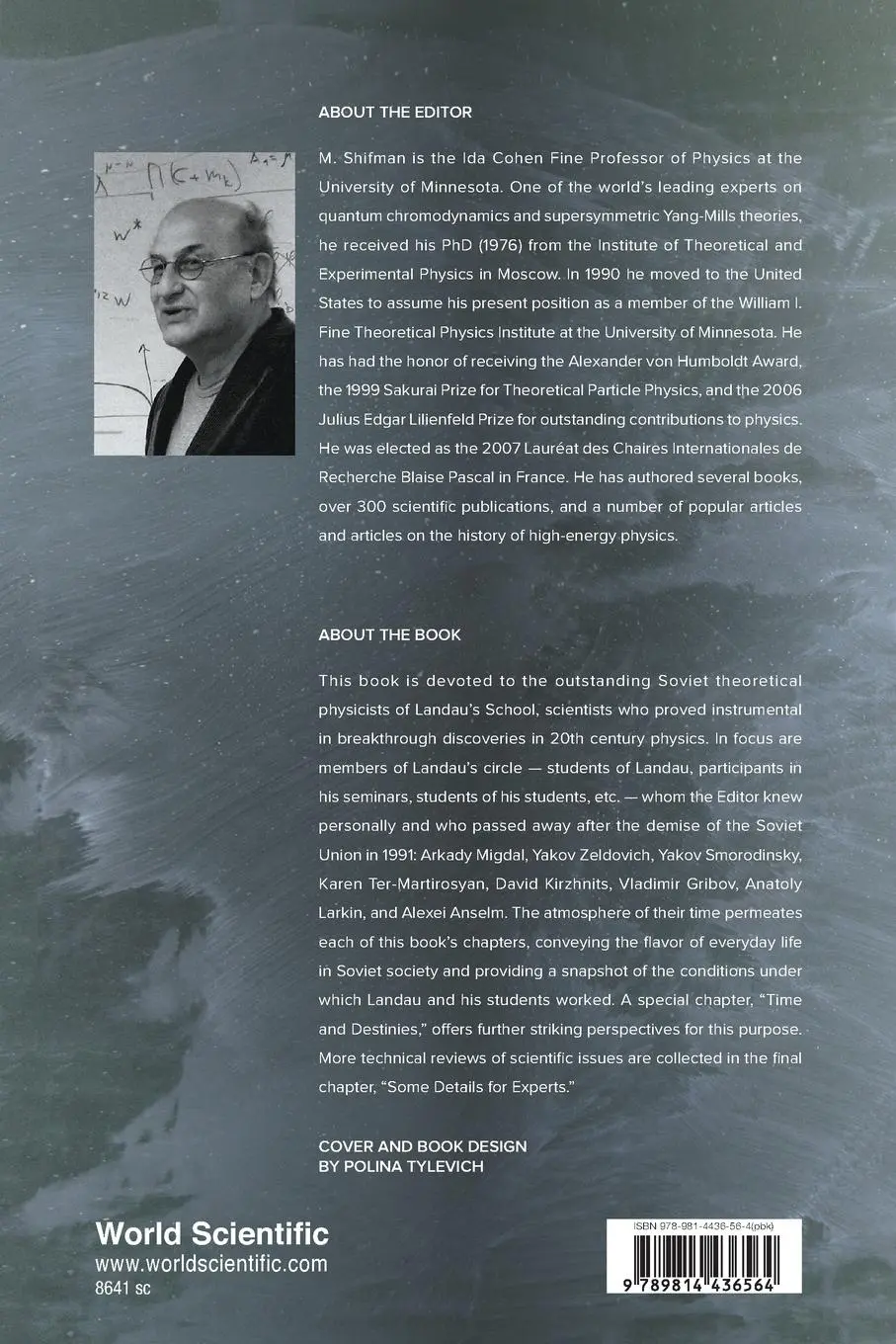Rückseite: 9789814436564 | UNDER THE SPELL OF LANDAU | WHEN THEORETICAL PHYSICS WAS ... | Shifman
