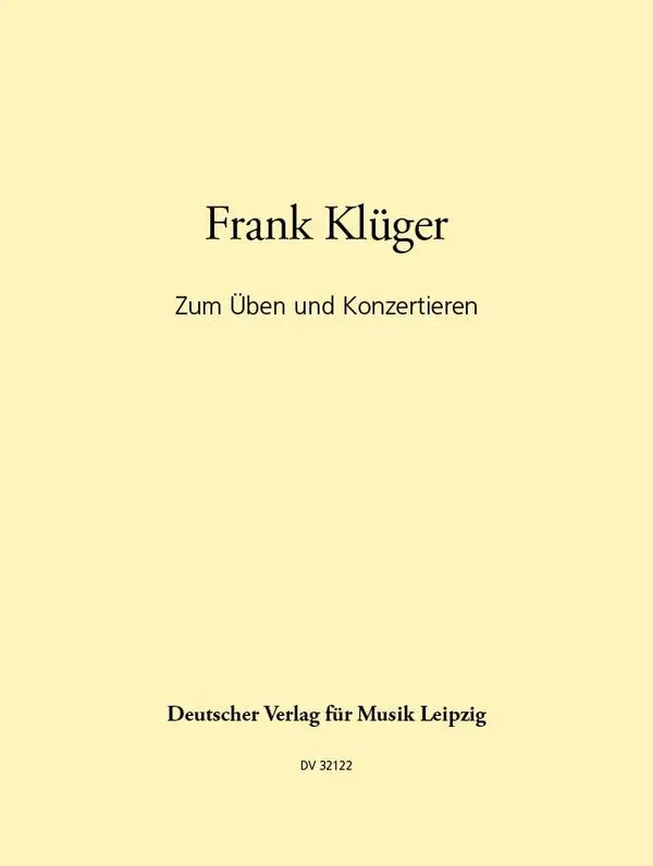 Cover: 9790200426564 | Zum Üben und Konzertieren - 22 zeitgenössische Stücke für...