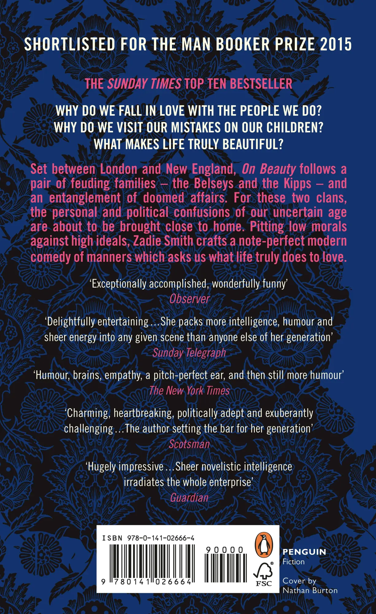 Rückseite: 9780141026664 | On Beauty | Zadie Smith | Taschenbuch | 446 S. | Englisch | 2006