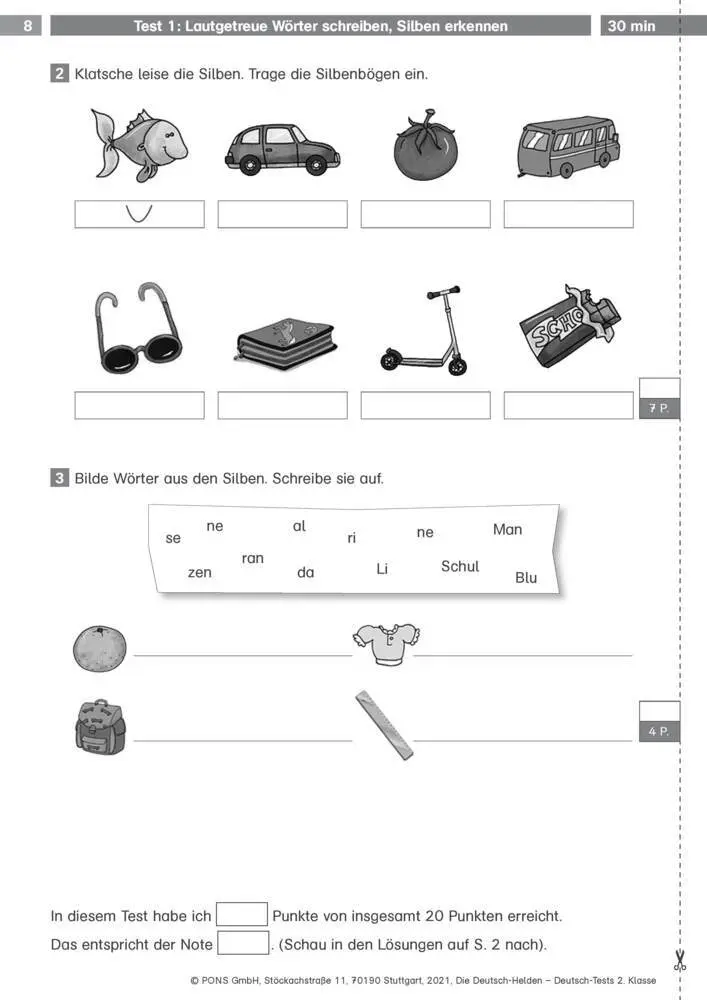 Bild: 9783129496664 | Klett Die Deutsch-Helden: Deutsch-Tests 2. Klasse | Sonja Reichert