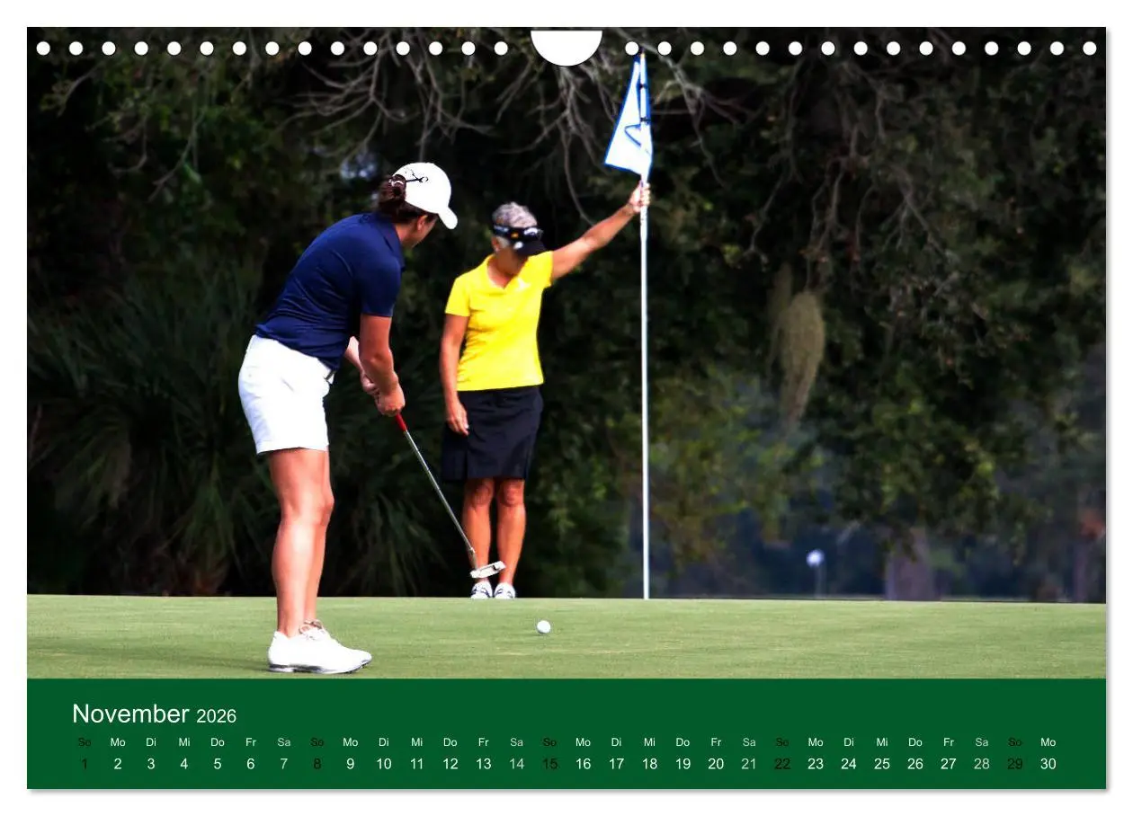 Bild: 9783457876664 | Golf Sport (Wandkalender 2026 DIN A4 quer), CALVENDO Monatskalender