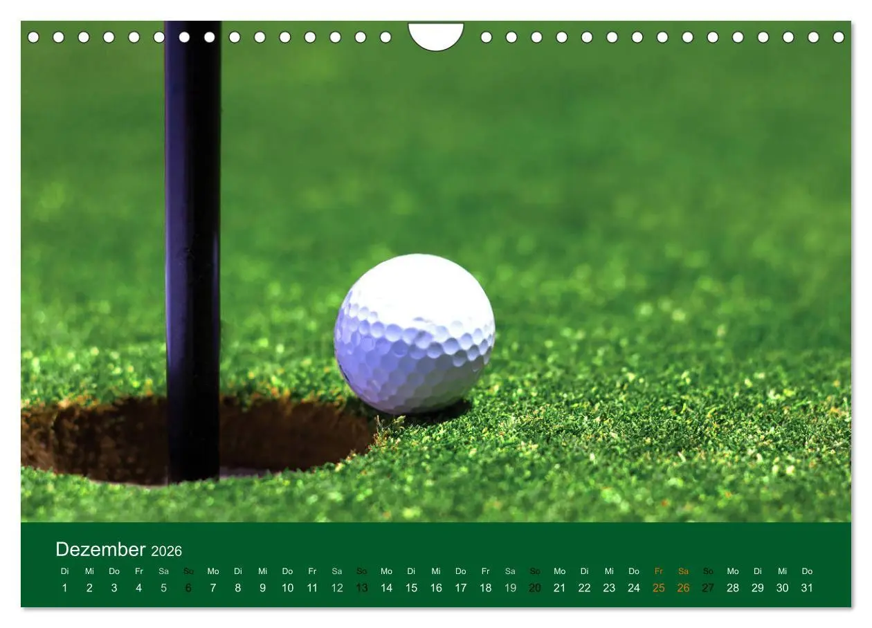 Bild: 9783457876664 | Golf Sport (Wandkalender 2026 DIN A4 quer), CALVENDO Monatskalender