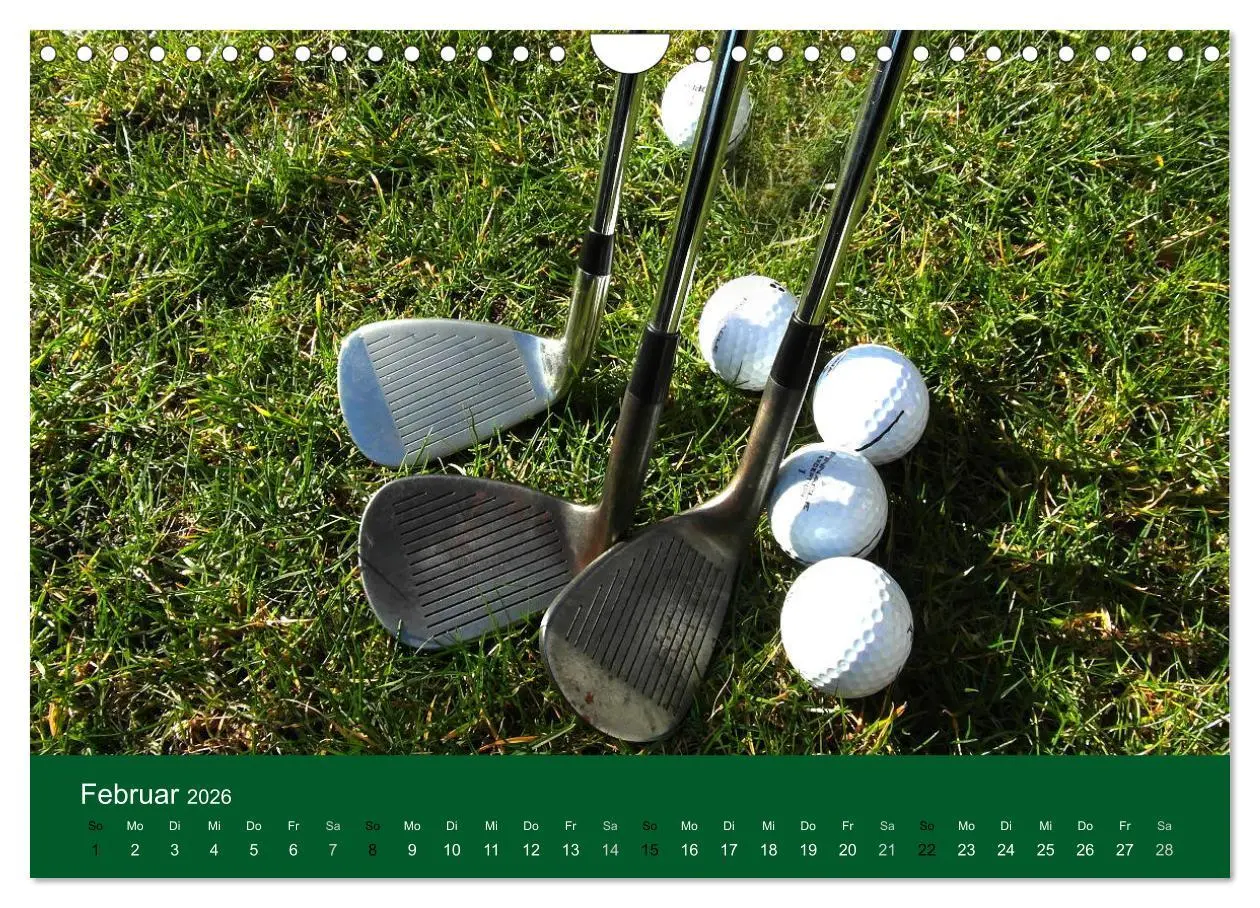 Bild: 9783457876664 | Golf Sport (Wandkalender 2026 DIN A4 quer), CALVENDO Monatskalender