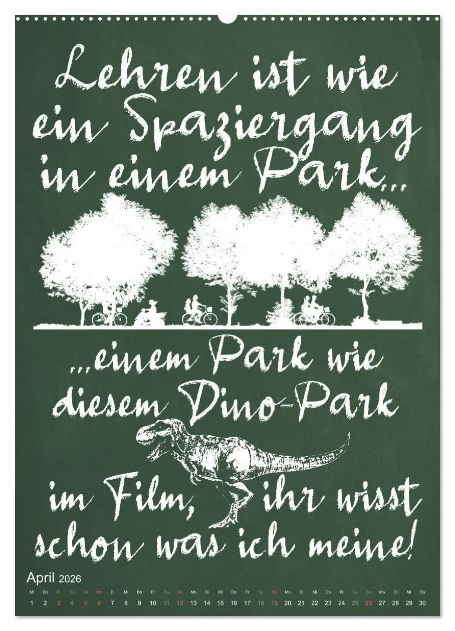 Bild: 9783516346664 | Coole Lehrersprüche (hochwertiger Premium Wandkalender 2026 DIN A2...