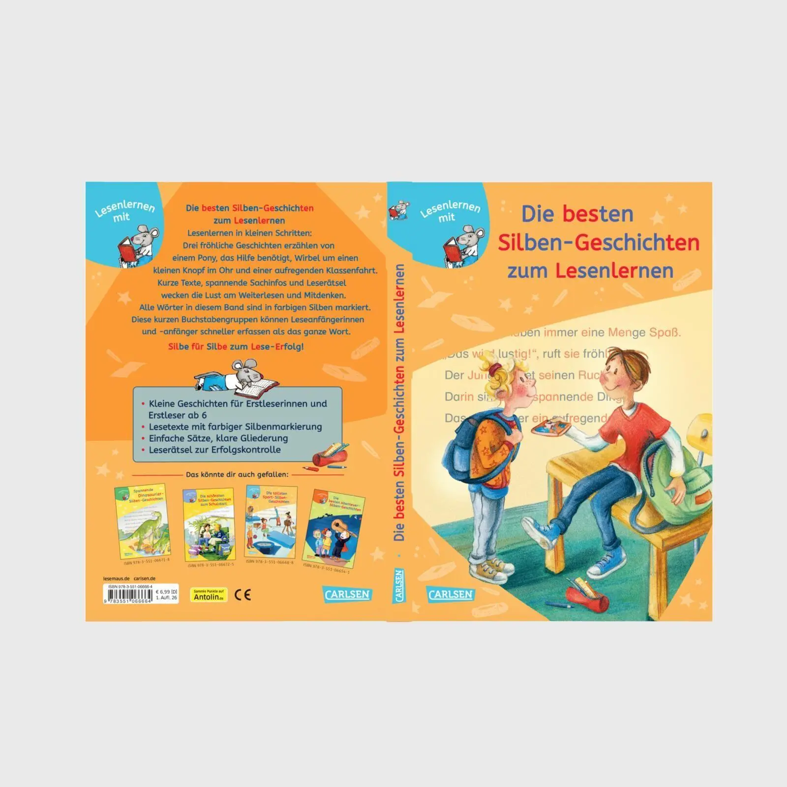 Bild: 9783551066664 | LESEMAUS zum Lesenlernen Sammelbände: Die besten Silben-Geschichten...