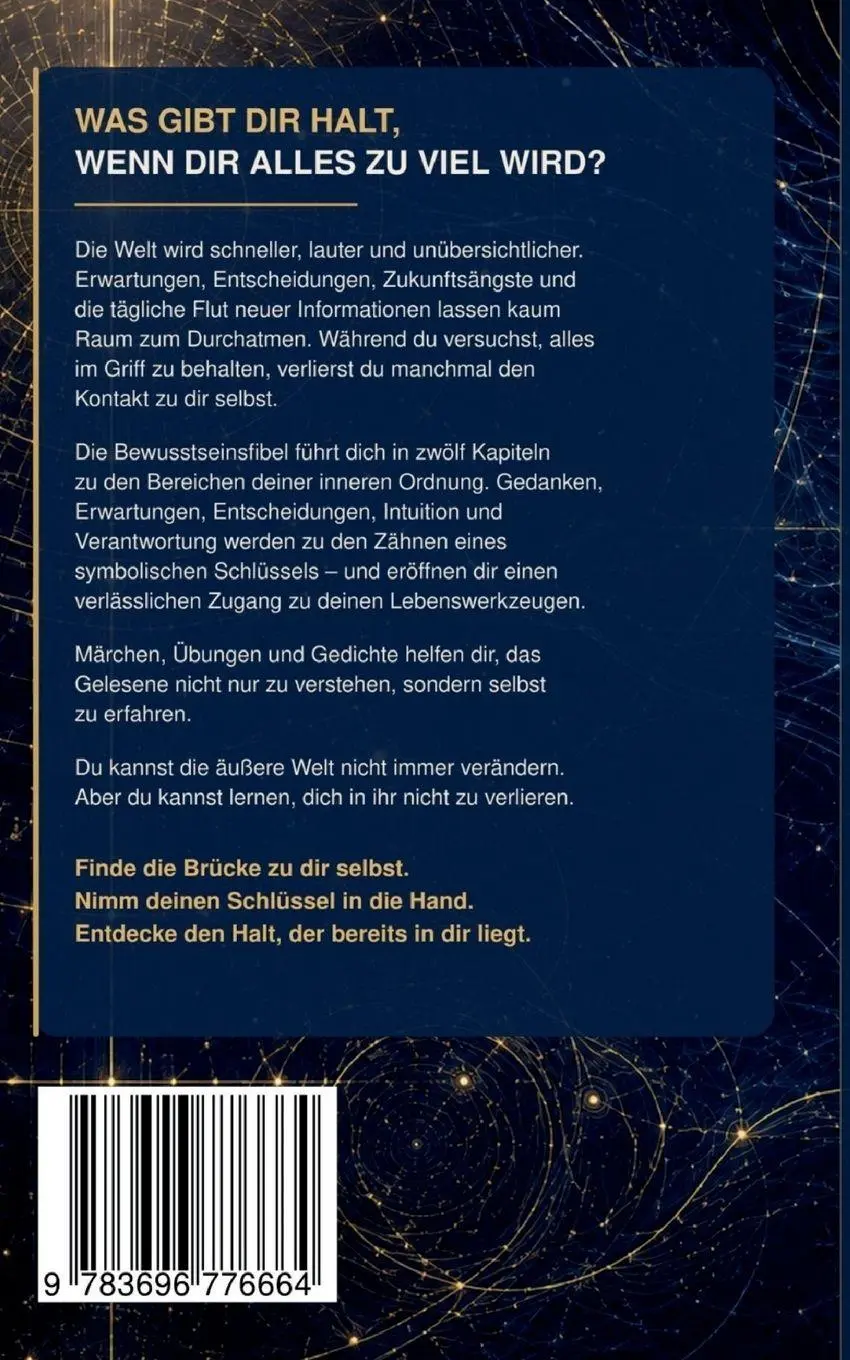 Rückseite: 9783696776664 | Bewusstseinsfibel | Gesetze der inneren Ordnung | Grit S. Böttcher