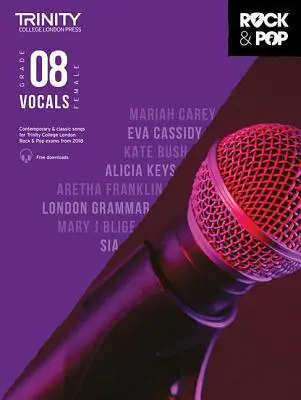 Cover: 9780857366764 | Trinity Rock &amp; Pop 2018 Vocals | Female Voice - Grade 8 | Corporation