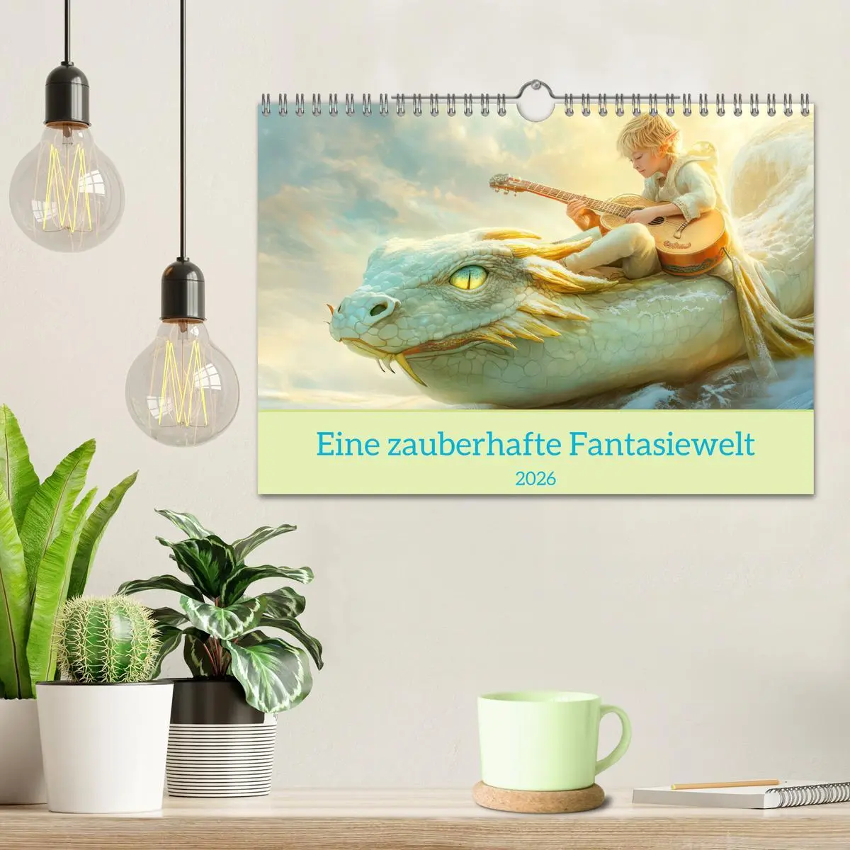 Bild: 9783457316764 | Eine zauberhafte Fantasiewelt (Wandkalender 2026 DIN A4 quer),...