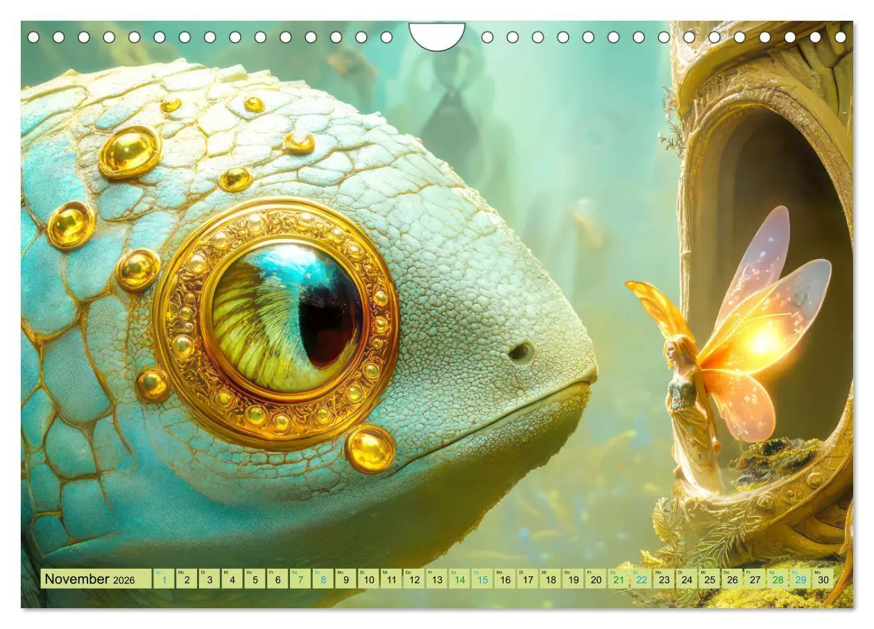 Bild: 9783457316764 | Eine zauberhafte Fantasiewelt (Wandkalender 2026 DIN A4 quer),...