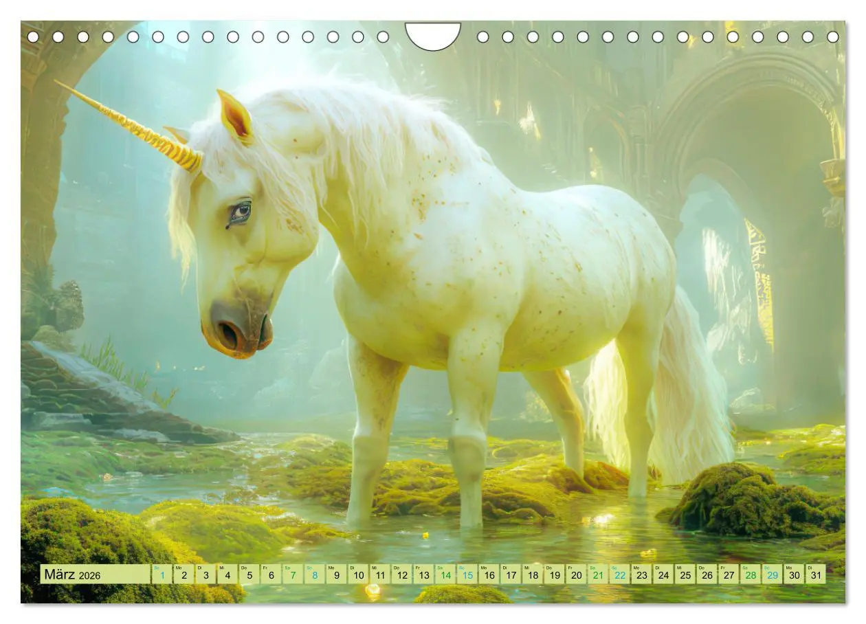 Bild: 9783457316764 | Eine zauberhafte Fantasiewelt (Wandkalender 2026 DIN A4 quer),...