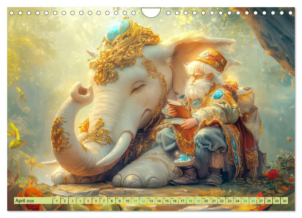Bild: 9783457316764 | Eine zauberhafte Fantasiewelt (Wandkalender 2026 DIN A4 quer),...
