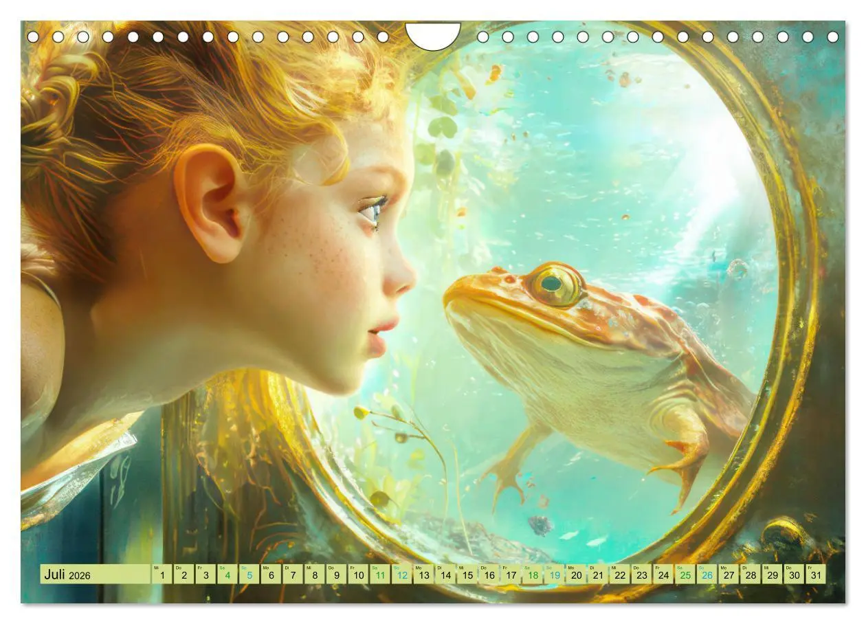 Bild: 9783457316764 | Eine zauberhafte Fantasiewelt (Wandkalender 2026 DIN A4 quer),...