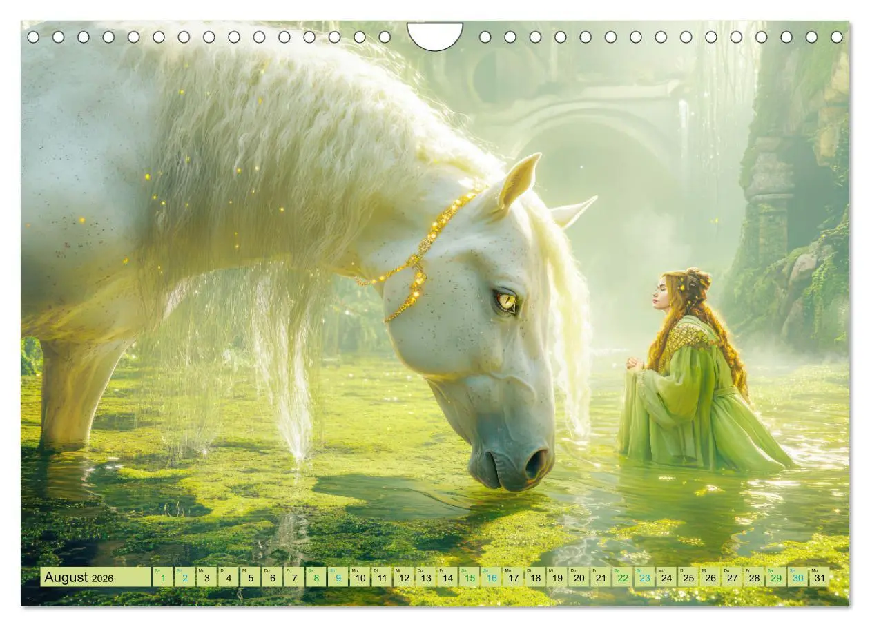 Bild: 9783457316764 | Eine zauberhafte Fantasiewelt (Wandkalender 2026 DIN A4 quer),...