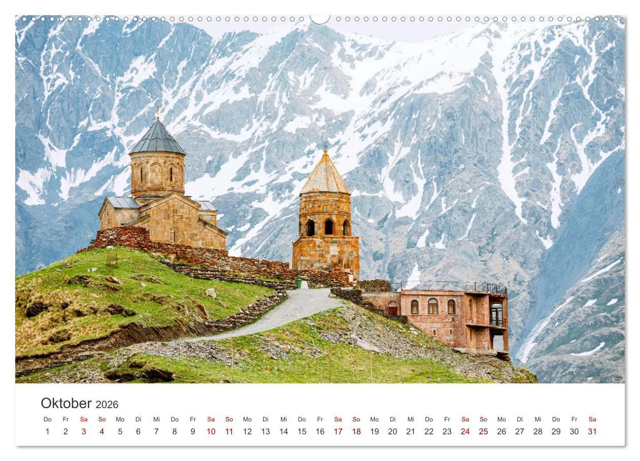 Bild: 9783457556764 | Georgien - Einmalige Landschaften (Wandkalender 2026 DIN A2 quer),...