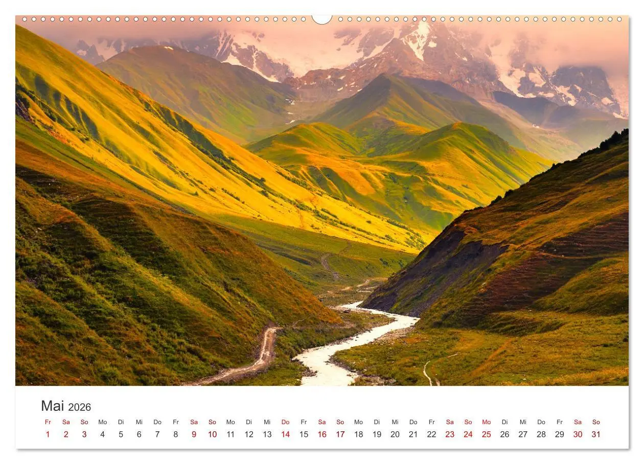 Bild: 9783457556764 | Georgien - Einmalige Landschaften (Wandkalender 2026 DIN A2 quer),...