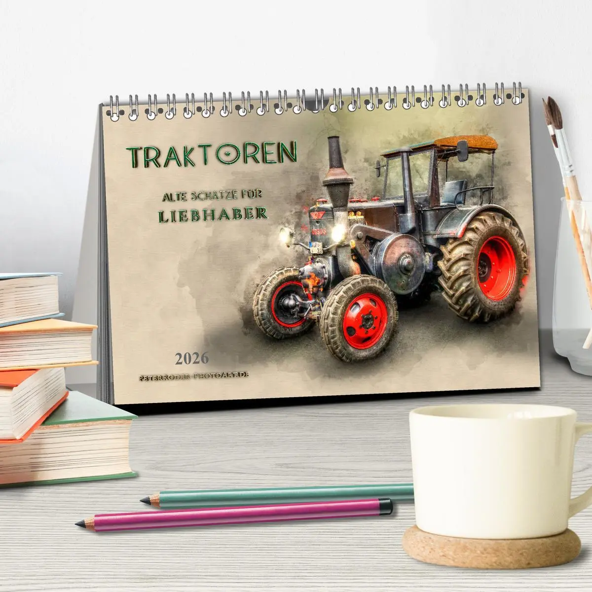 Bild: 9783457866764 | Traktoren - alte Schätze für Liebhaber (Tischkalender 2026 DIN A5...