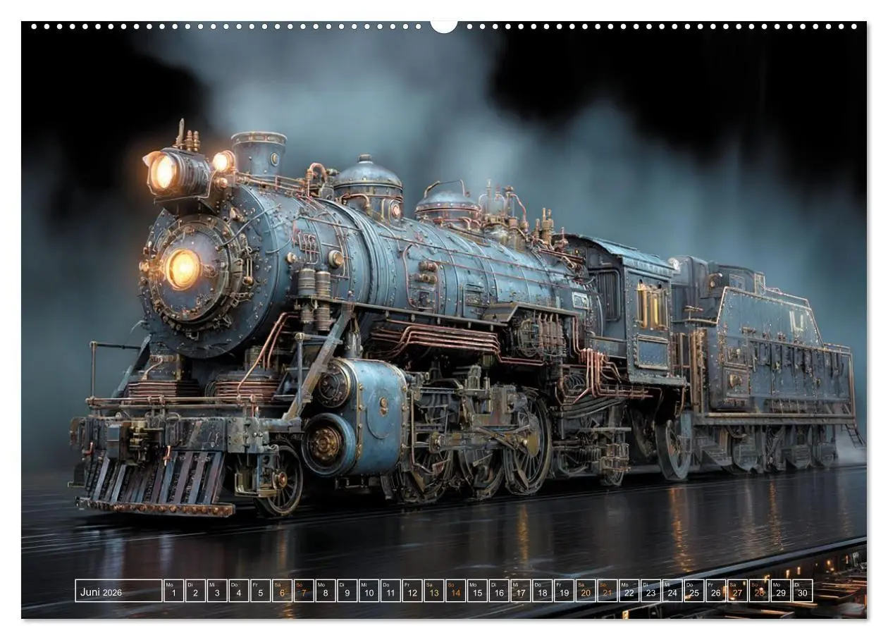 Bild: 9783516716764 | Stahlgiganten unter Dampf (hochwertiger Premium Wandkalender 2026...