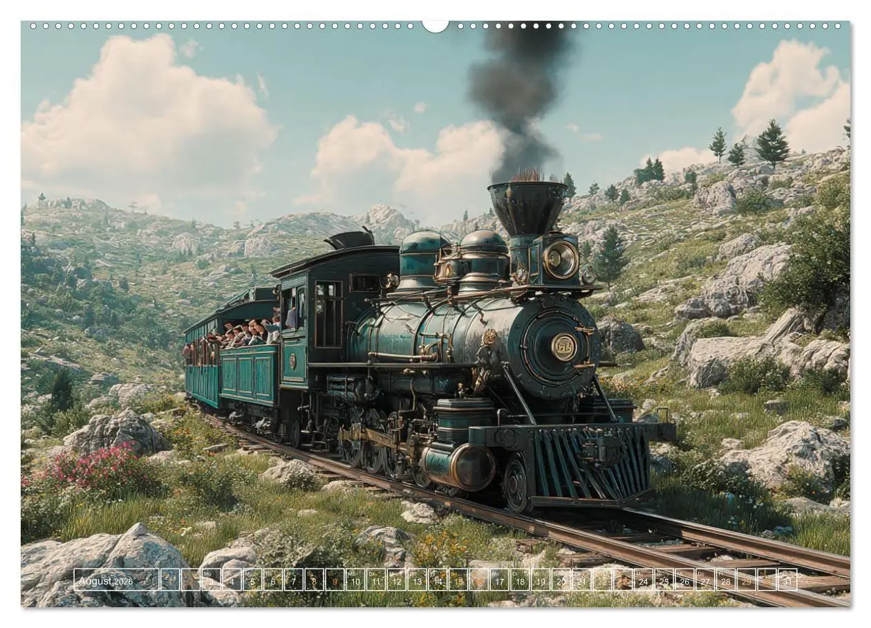 Bild: 9783516716764 | Stahlgiganten unter Dampf (hochwertiger Premium Wandkalender 2026...