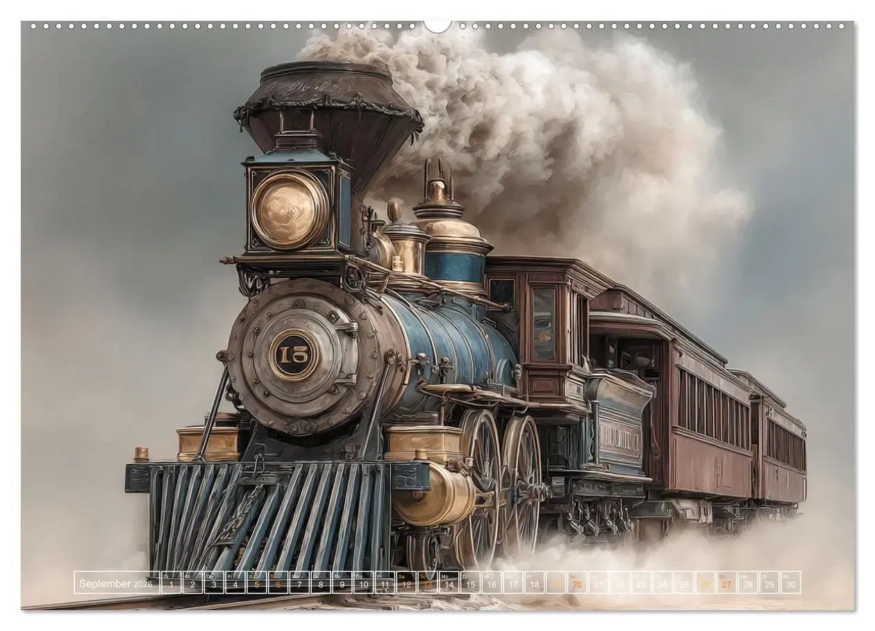 Bild: 9783516716764 | Stahlgiganten unter Dampf (hochwertiger Premium Wandkalender 2026...