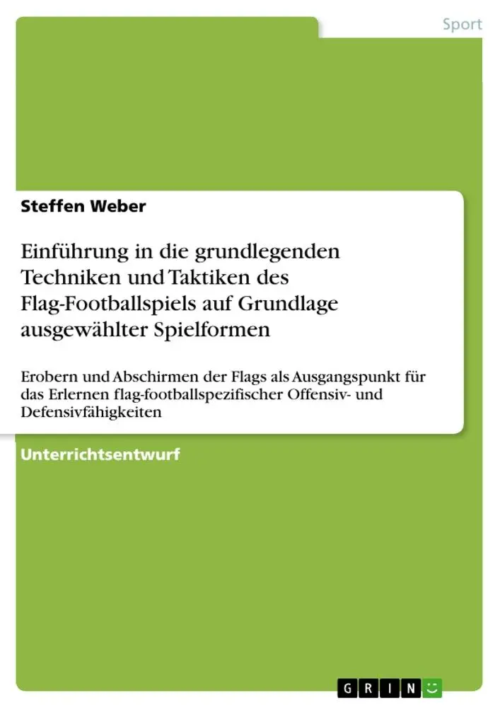 Cover: 9783668596764 | Einführung in die grundlegenden Techniken und Taktiken des...