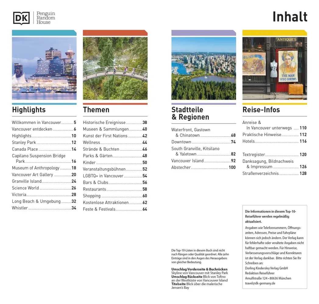 Bild: 9783734206764 | Top 10 Reiseführer Vancouver | DK Verlag - Reise | Taschenbuch | 2022