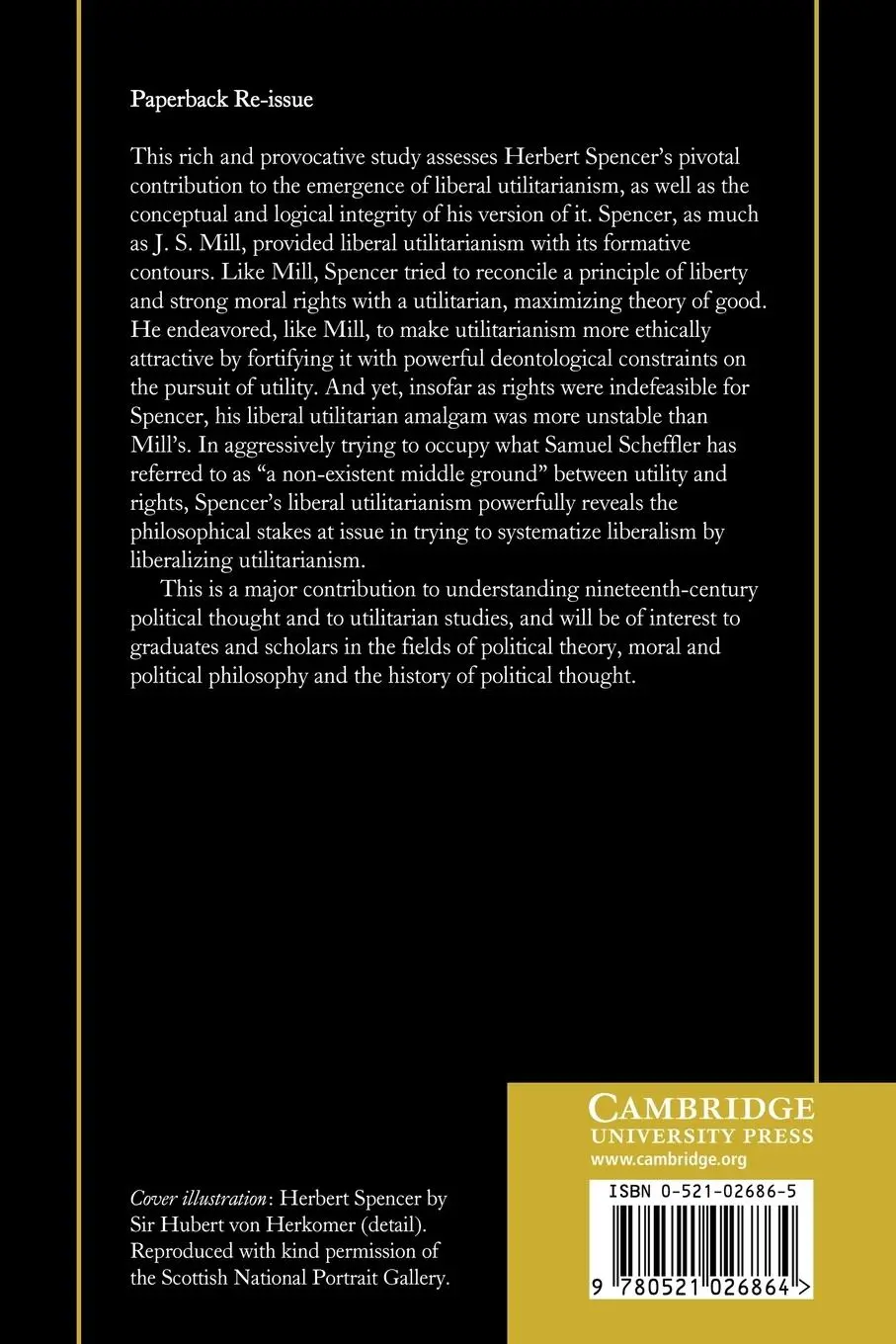 Rückseite: 9780521026864 | Equal Freedom and Utility | Herbert Spencer's Liberal Utilitarianism
