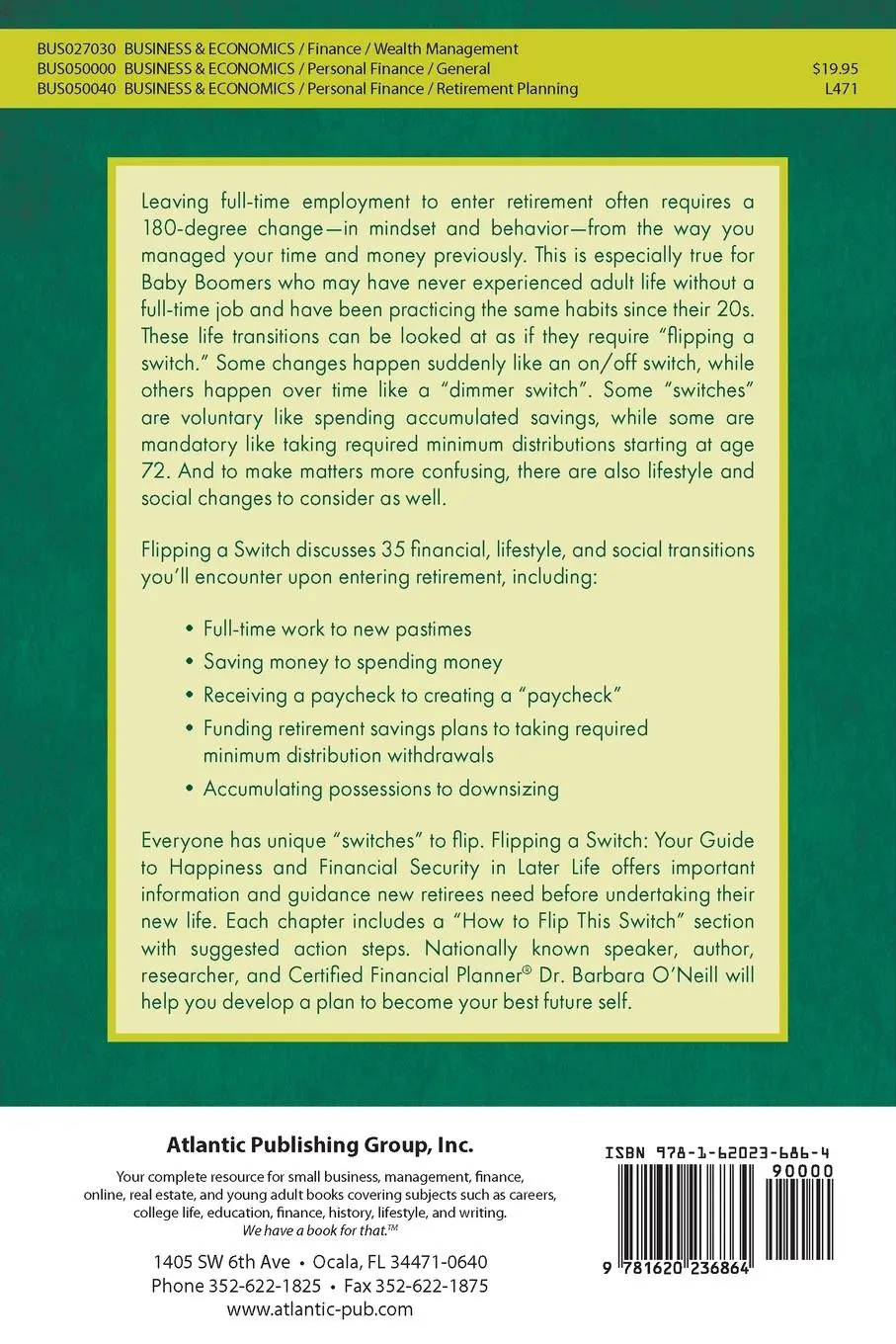 Rückseite: 9781620236864 | Flipping a Switch | Barbara O'Neill | Taschenbuch | Englisch | 2020