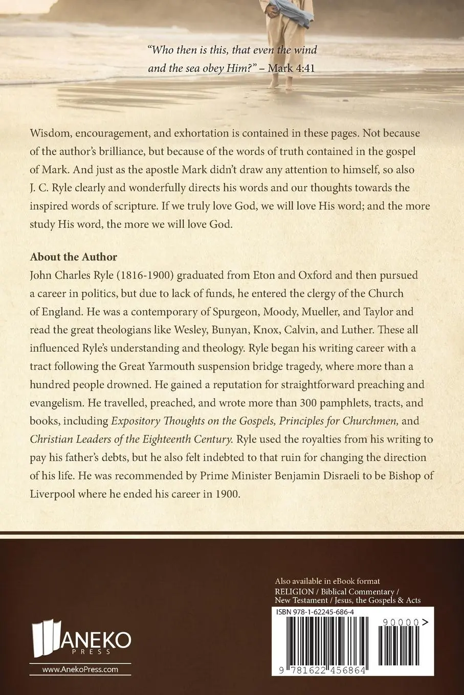Rückseite: 9781622456864 | Expository Thoughts on the Gospel of Mark | A Commentary | J. C. Ryle