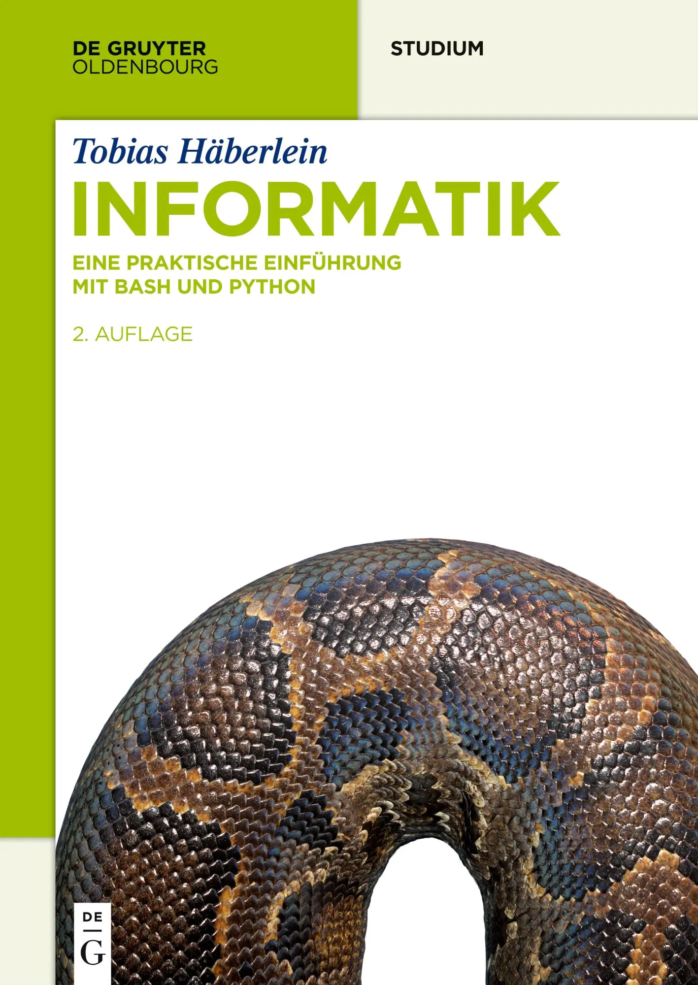 Cover: 9783110496864 | Informatik | Eine praktische Einführung mit Bash und Python | Buch